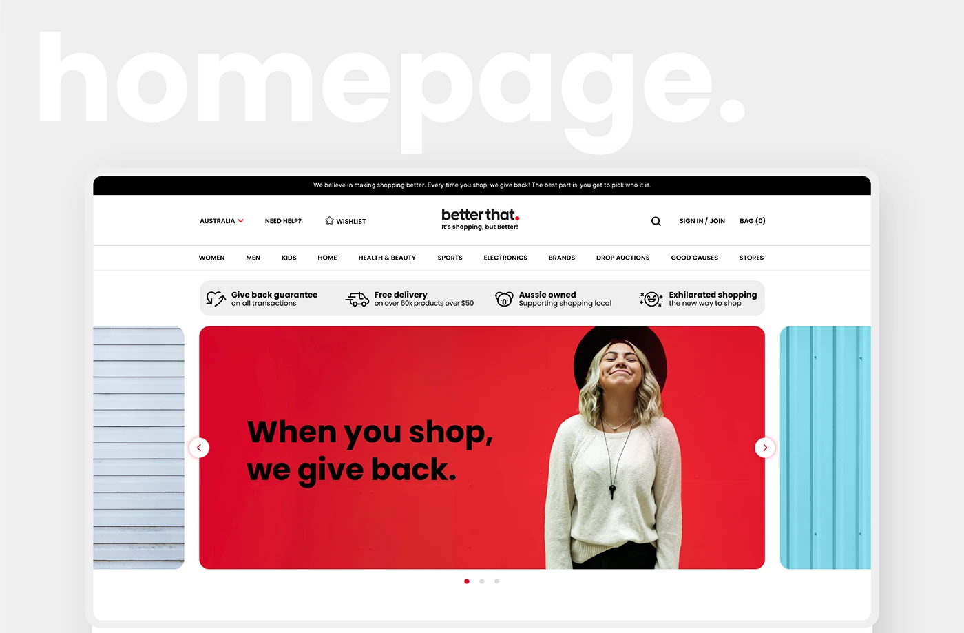 Better That eCommerce UX redesign — project image 2 of 18