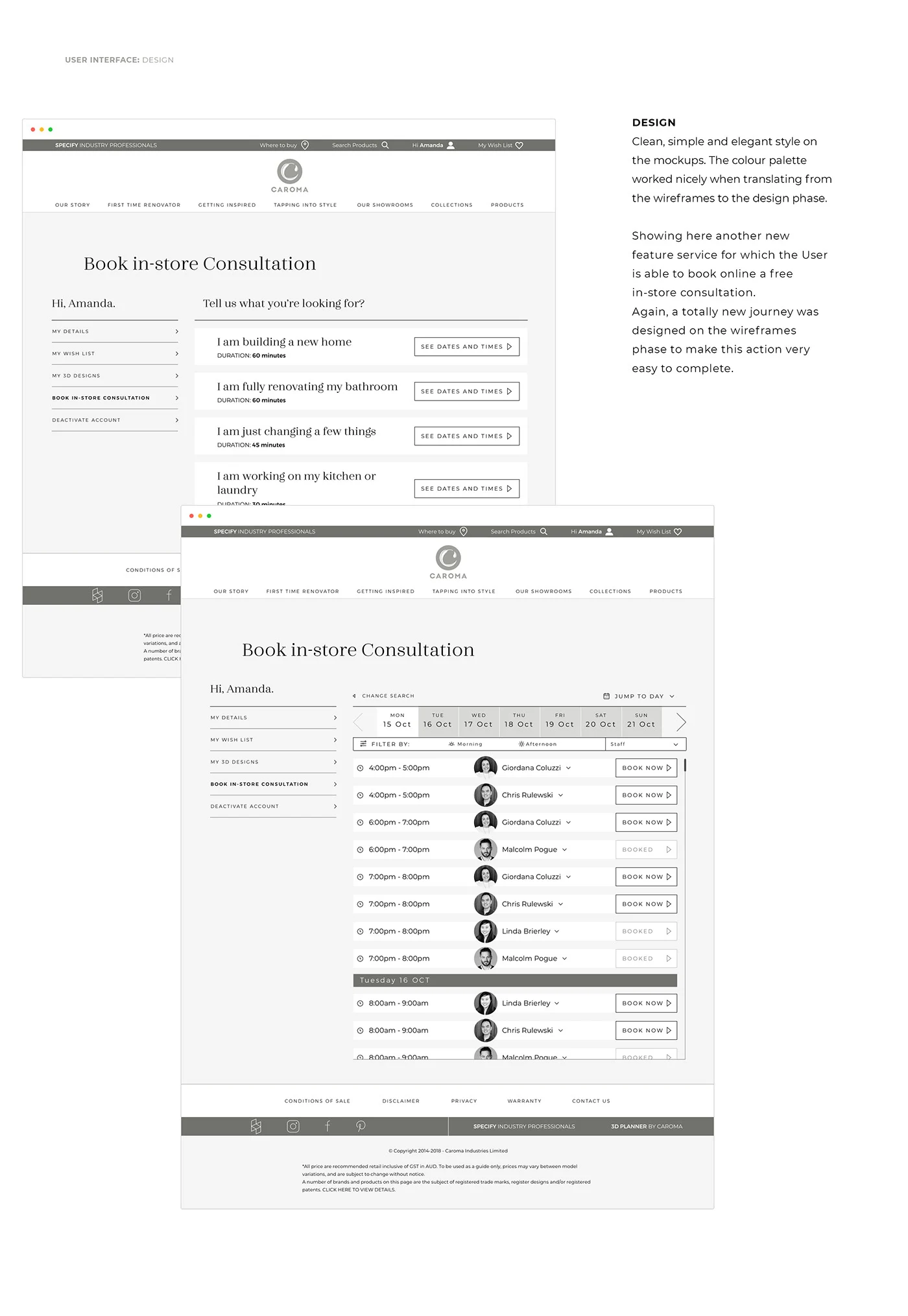 Caroma brand refresh and website design — project image 7 of 12