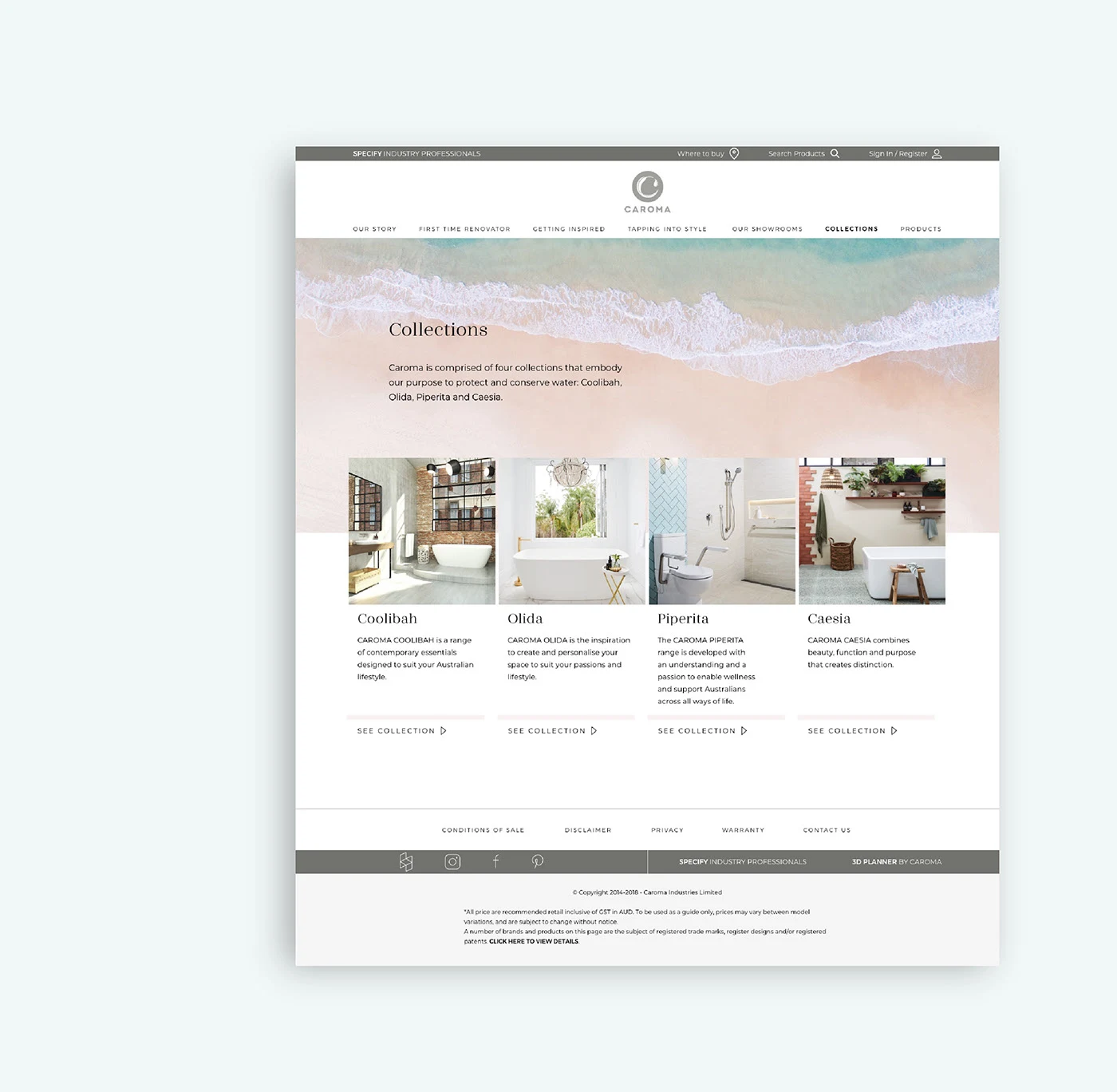 Caroma brand refresh and website design — project image 11 of 12
