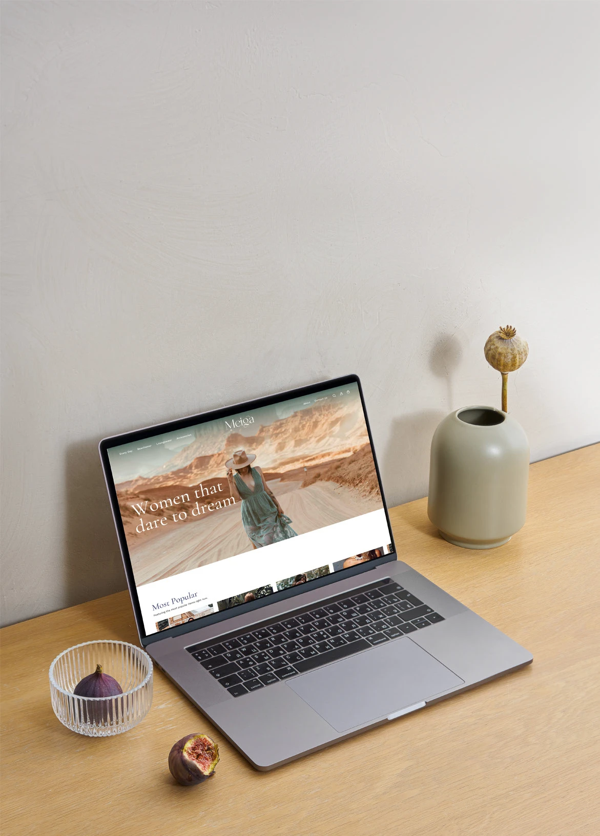 Meiga fashion branding and eCommerce design — project image 5 of 8