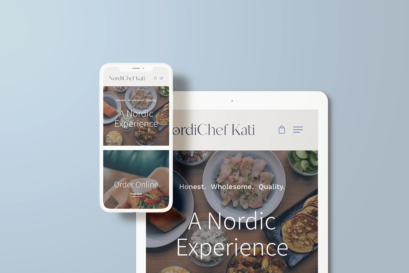 NordiChef Kati food brand and website design — project image 1 of 6
