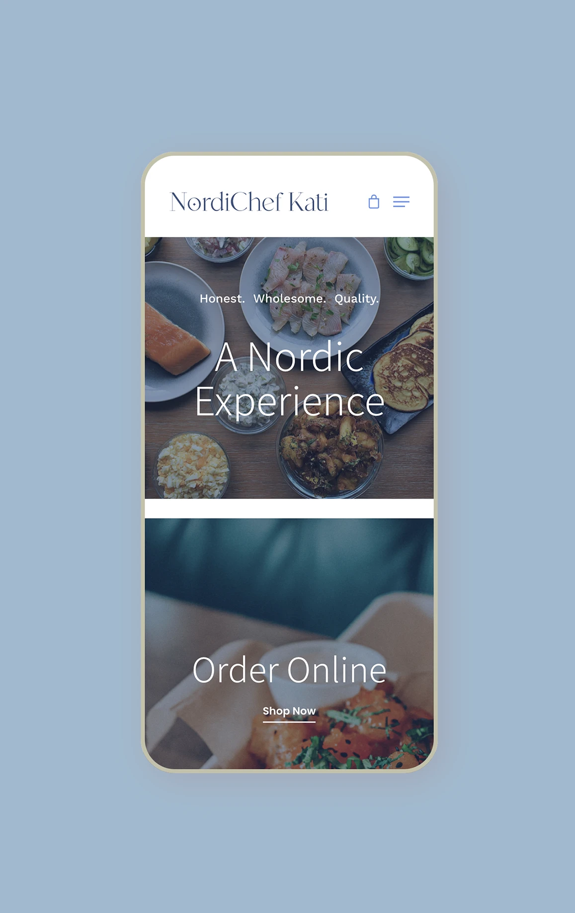 NordiChef Kati food brand and website design — project image 3 of 6