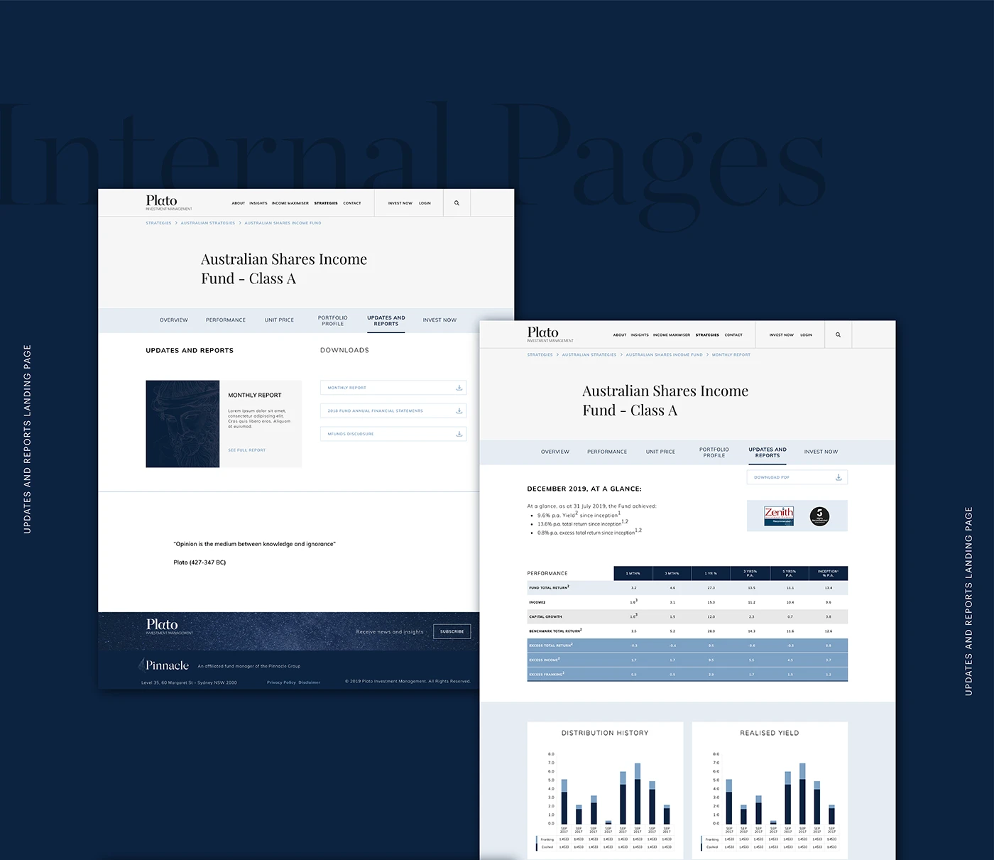 Plato investment management website design — project image 8 of 10
