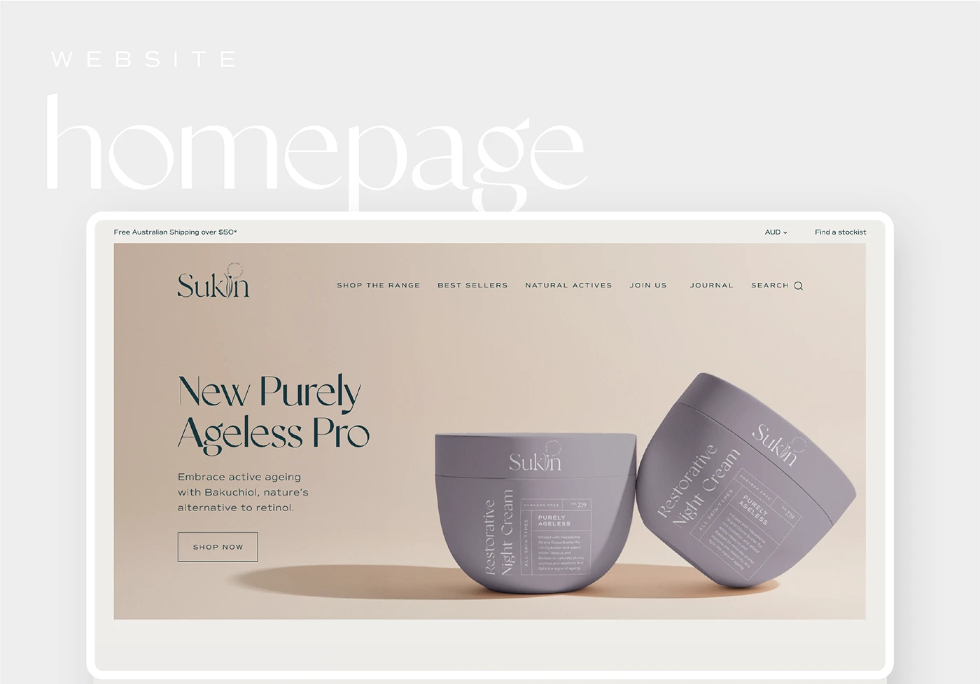 Sukin natural skincare concept rebrand — project image 13 of 21