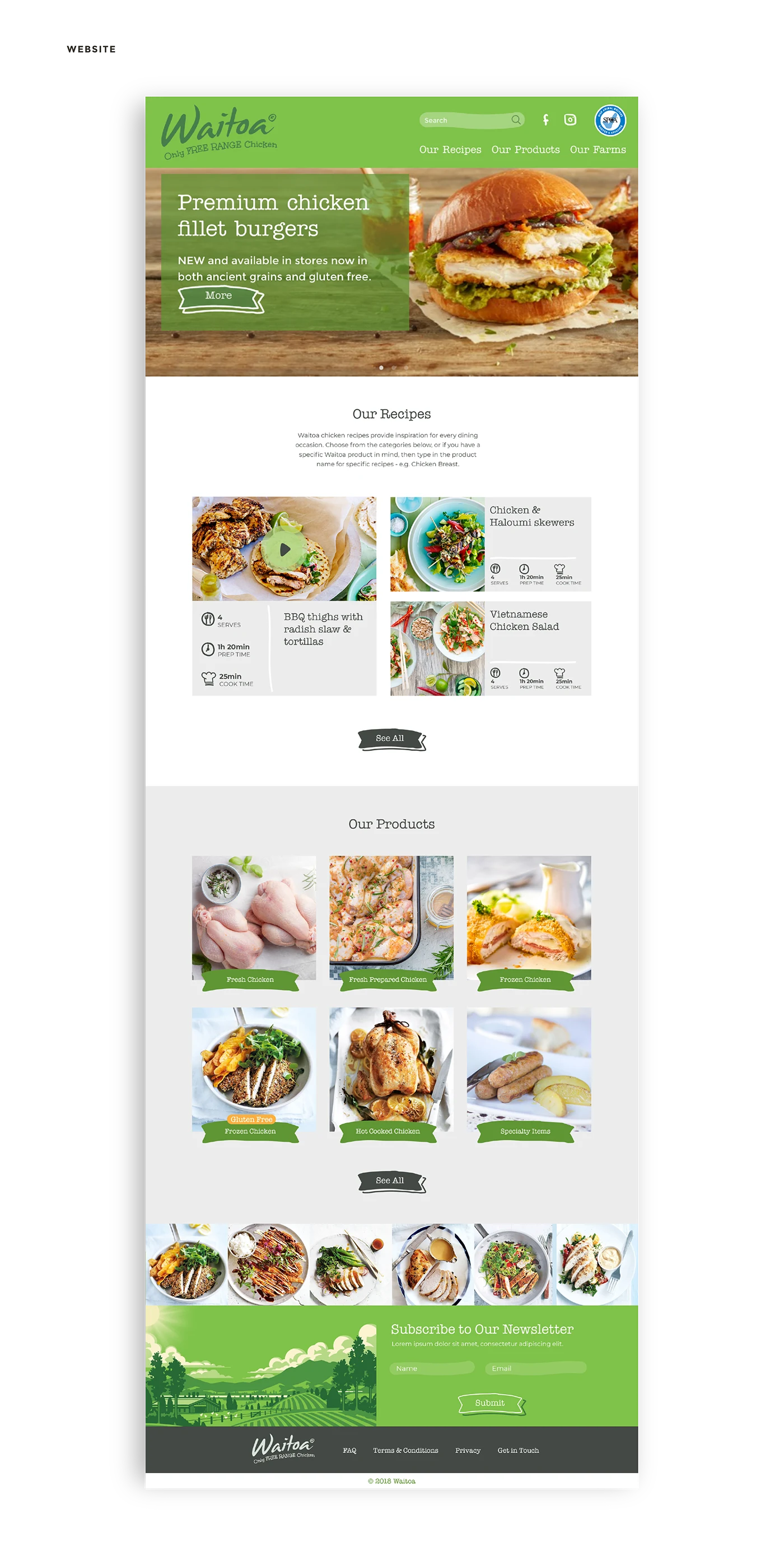 Waitoa free-range chicken brand refresh — project image 4 of 5