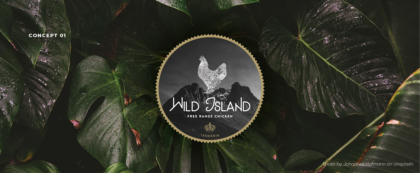 Wild Island free-range chicken packaging concepts — project image 4 of 13
